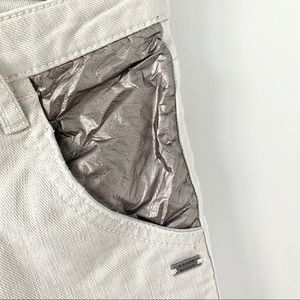 MAISON SCOTCH Mid-Rise Straight Fit Jeans Ivory / Gold